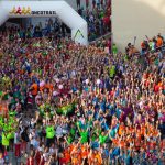 2.200 corredors participen a l’Oncotrail de Palafrugell Sortida de la prova, a la plaça de Can Mario de Palafrugell | Imatge de David Fajula
