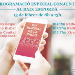 Emissió conjunta al Baix Empordà pel Dia Mundial de la Ràdio