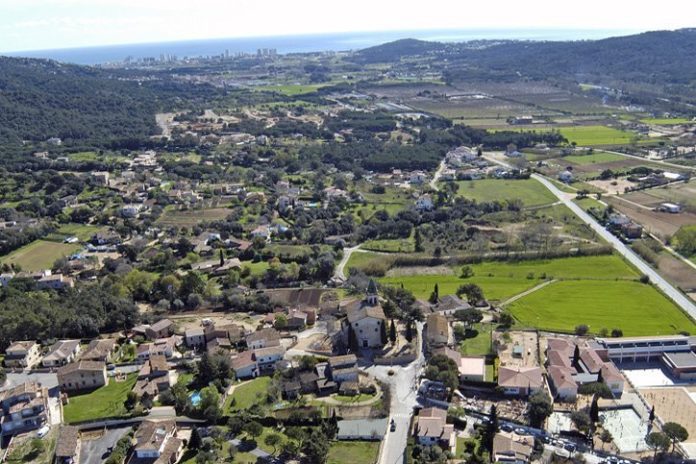 Imatge aèria de Santa Cristina d'Aro