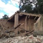 Tallada una carretera a Calonge pel despreniment d’una nau abandonada