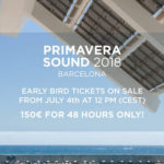 Els primers abonaments del Primavera Sound a la venda el 4 de juliol