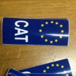 Un veí de Begur denuncia que el van multar a La Rioja per portar el CAT al costat de la matrícula