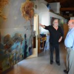 El Castell de Calonge acull una doble exposició de pintura i escultura