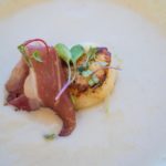 L’Hotel Sant Roc ens expliquen una sopa d’albergínia amb vieira i Jabugo