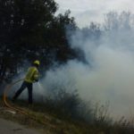 Els bombers alerten contra les negligències i els incendis intencionats foc al bosc