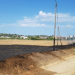 Ensurt a Calonge per un incendi en un camp de rostolls