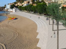 Vistiplau de la Generalitat a la nova façana marítima de Sant Feliu de Guíxols