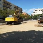 Comencen les obres de la plaça dels Comtes de Palamós