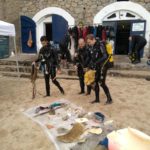 S’extreuen 32 kg de deixalles del Port Pelegrí de Calella de Palafrugell i de Llafranc