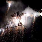 La platja de Sant Antoni s’omple de foc per rebre els patges reials Campament Reial Sant Antoni 2018_3