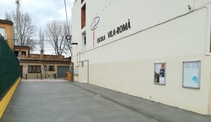 Escola Vila-Romà Palamós, nova pavimentació