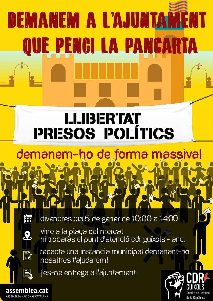 Llibertat Presos Polítics Sant Feliu Instància Ajuntament