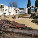 Millores a la part vella del fossar del cementiri d’Esclanyà