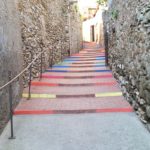 Nova rampa per accedir al carrer de la Font de Baix de Begur