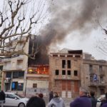Incendi en un edifici abandonat del passeig de Sant Feliu de Guíxols