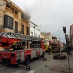 GALERIA | Incendi en un edifici del carrer Torres Jonama de Palafrugell