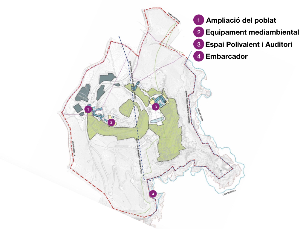 Els Jardins de Cap Roig s'amplien, per sota