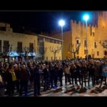 Concentració per demanar la llibertat dels polítics presos a la Bisbal Concentració per donar suport als polítics presos a la Bisbal d'Empordà | Imatge de Manel Magrinya