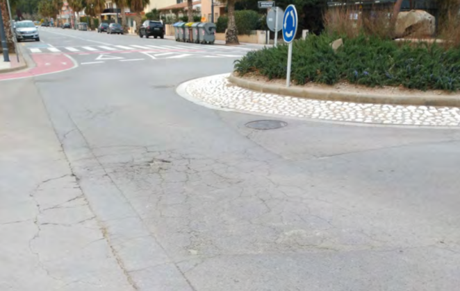 Flonjalls rotonda Avinguda de Grècia amb Carrer Roma | Imatge de l'Ajuntament