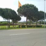 La rotonda dels xais de Castell d’Aro es lleva plena de creus grogues