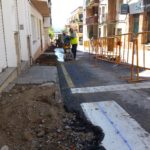 Comencen les obres de millora dels trams de vorera del carrer Xaloc de Palamós