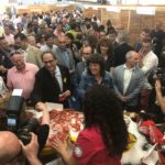 Quim Torra visita la Fira de la Gamba de Palamós