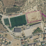 Es reprenen les obres del nou pavelló de Torroella després d’un nou concurs Imatge satèl·lit de l'espai actual on s'instal·larà el camp de futbol i de rugbi a Torroella