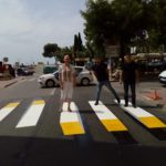 El primer pas de vianants 3D termofusible de Catalunya, a Sant Feliu de Guíxols