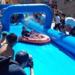 Repeteix el tobogan d’aigua urbà per la Festa Major de Begur
