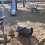 Polèmica per l’estat de les rodalies del nou Lidl de Palafrugell