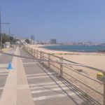 Desallotgen una platja de Calonge per un possible obús de guerra