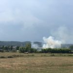 Un foc crema una zona de canyes a Ermedàs