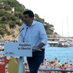 sergi sabria en un míting a llafranc