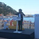 teresa jorda 1 en un míting a llafranc