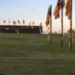 Els CDR omplen d’estelades la rotonda de Palamós on van tallar el màstil