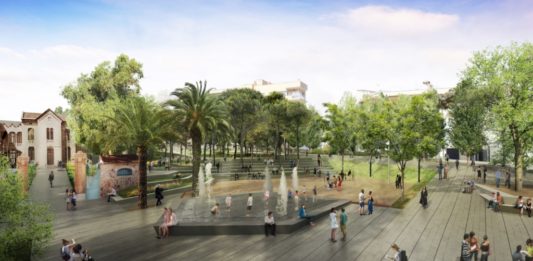 Imatge renderitzada del futur Parc Central de Sant Feliu de Guíxols | Imatge d'arxiu