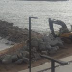 Comencen les obres a l’espigó de Sant Feliu Obres Espigó