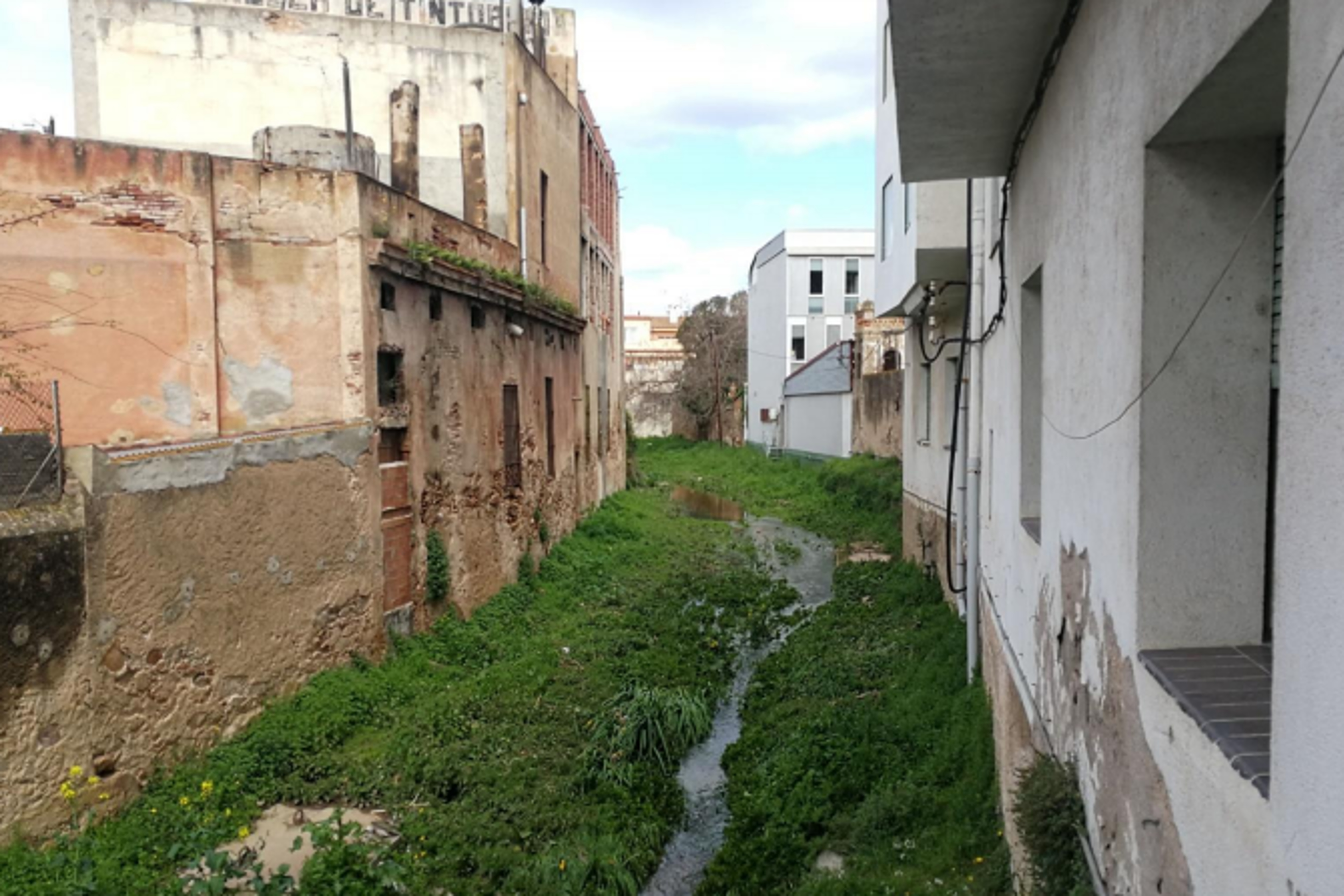 Imatge actual de la Riera de Sant Amanç