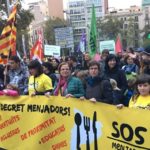 Jordi Estarlich: «SOS Menjadors és un accident» SOS Menjadors durant una manifestació | Imatge de l'entitat