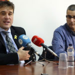 David Bonvehí President del PDCat ha estat avui a la Bisbal per fer costat al candidat de Compromís x La Bisbal a l’alcaldia David Bonvehí