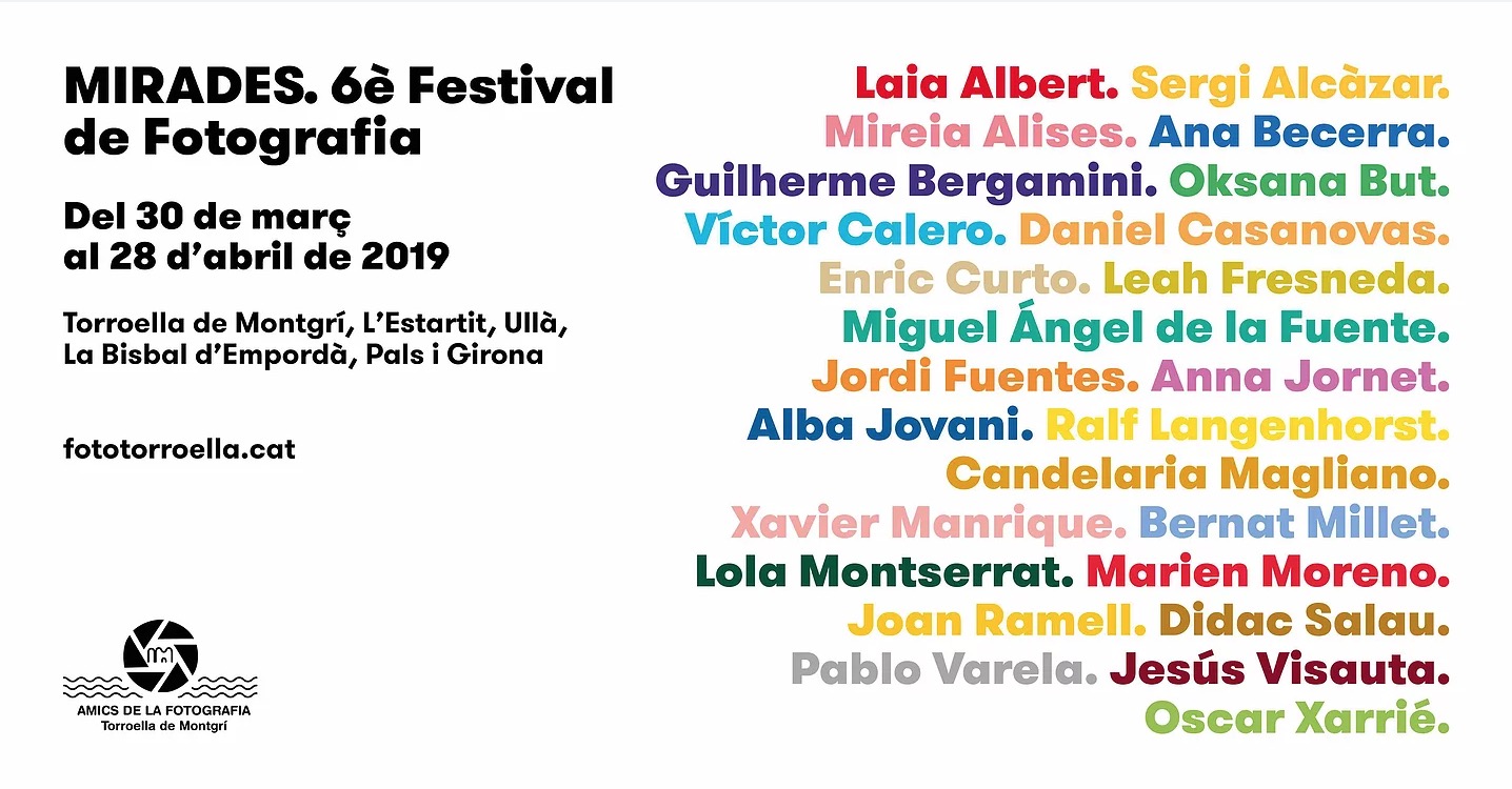 Cartell informatiu del Festival Mirades 2019 a Torroella de Montgrí
