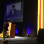 Quim Torra, a la Lectura continuada de Josep Pla a Palafrugell Lectura continuada de Josep Pla a Palafrugell | Imatge d'arxiu de l'abril del 2018