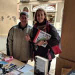 Darrera Diada de Sant Jordi per la llibreria Les Voltes de la Bisbal llibreria Voltes