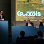 Roger Torrent visita Sant Feliu de Guíxols per homenatjar Josep Irla i Pere Caimó