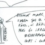 Marc Calvet, alcaldable de Torroella per ERC, rep cartes de Junqueras, Bassa, Forcadell i Romeva