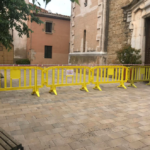 El Carrer de l’Església de Verges, tallat per un despreniment