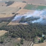 Controlat l’incendi a Forallac Incendi a Forallac | Imatge dels Bombers de la Generalitat