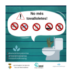 Campanya de sensibilització “no més tovalloletes”, a Begur privat:-campanya-de-sensibilitzacio-“no-mes-tovalloletes”,-a-begur
