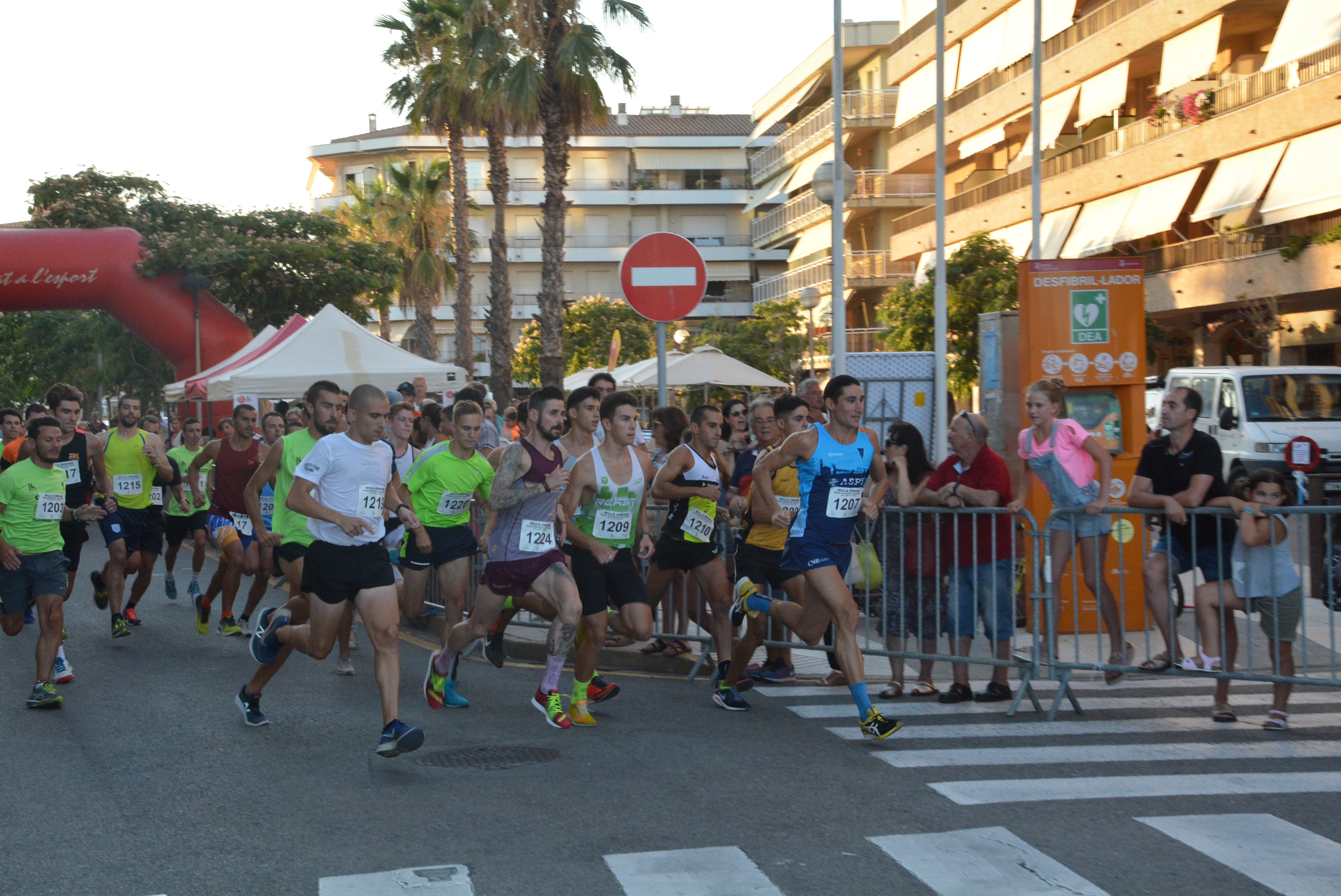 Imatge de la Milla Urbana de Sant Antoni de la categoria absoluta masculina a la Jornada Esportiva Solidària de Sant Antoni | Imatge de l'Ajuntament