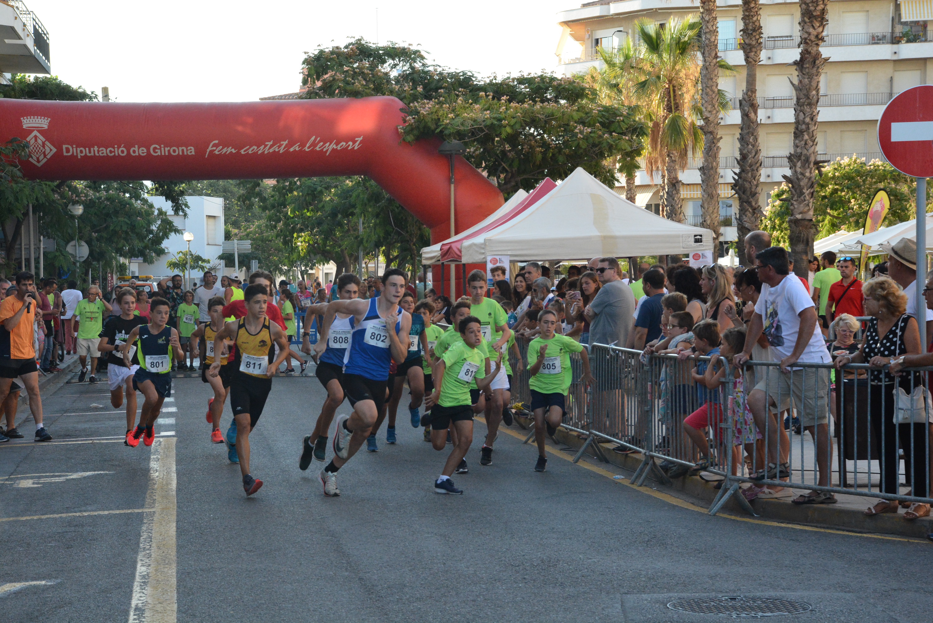 Imatge de la Milla Urbana de Sant Antoni de la categoria sub 14/16 masculina a la Jornada Esportiva Solidària de Sant Antoni | Imatge de l'Ajuntament